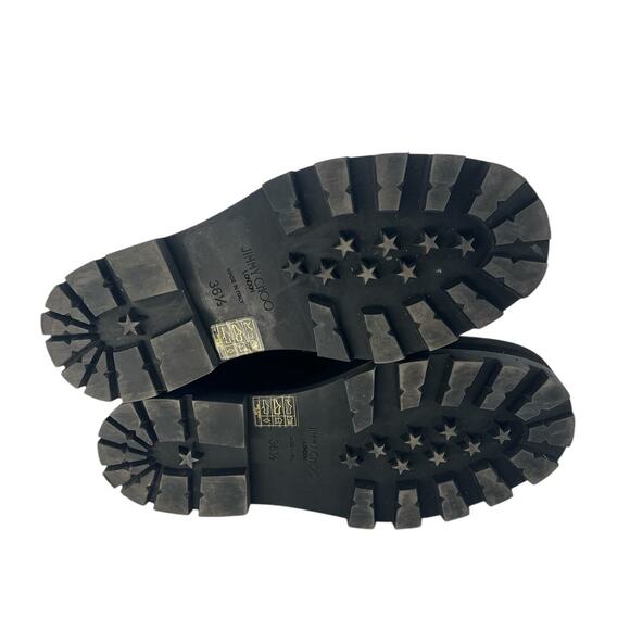 Jimmy Choo Black Clayton Suede Embellished Chelsea Boots - Picture 15 of 15